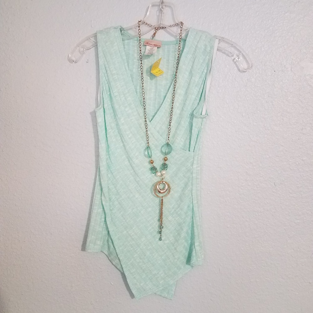 Teal tank top